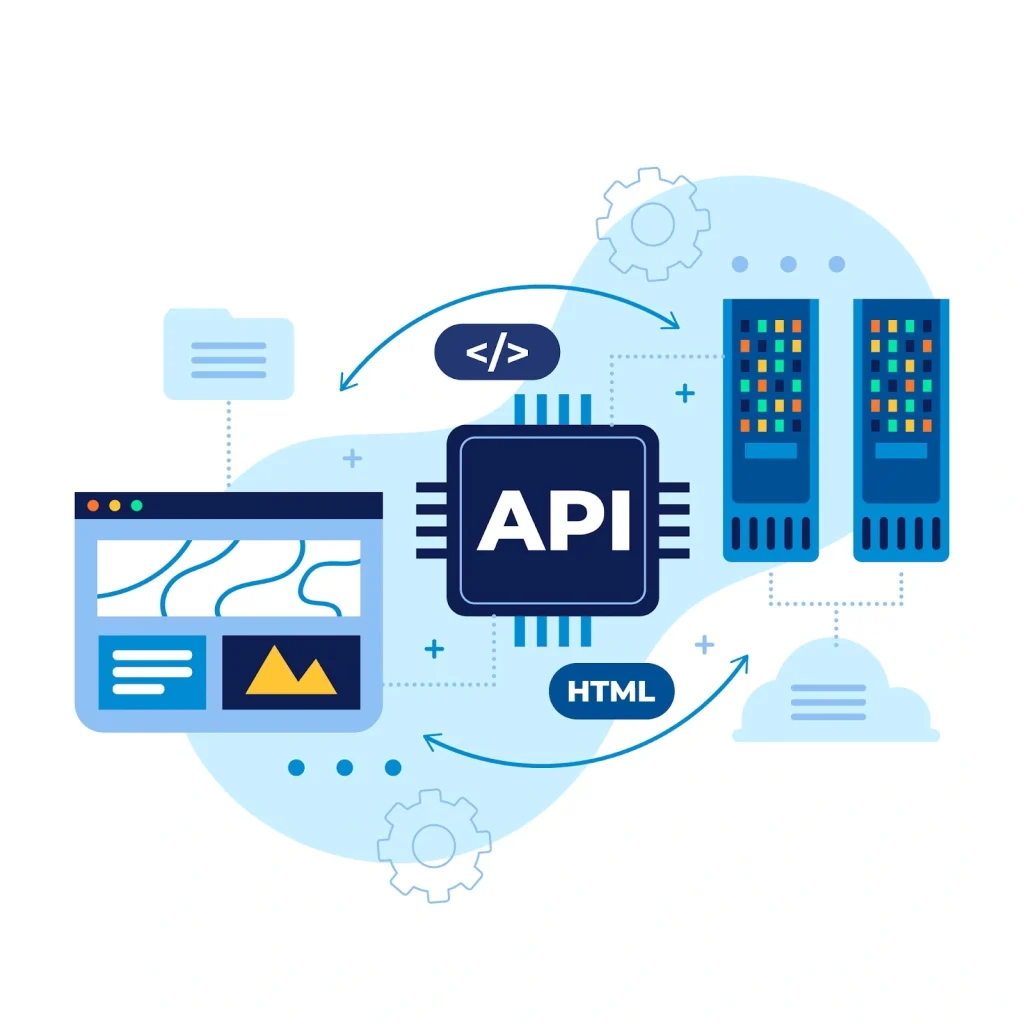 Ilustração de como funciona a documentação de API