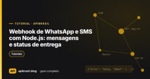 Capa do artigo Webhook de WhatsApp e SMS com Node.js: mensagens e status de entrega